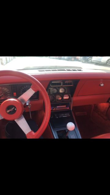 1979 Red Chevrolet Corvette