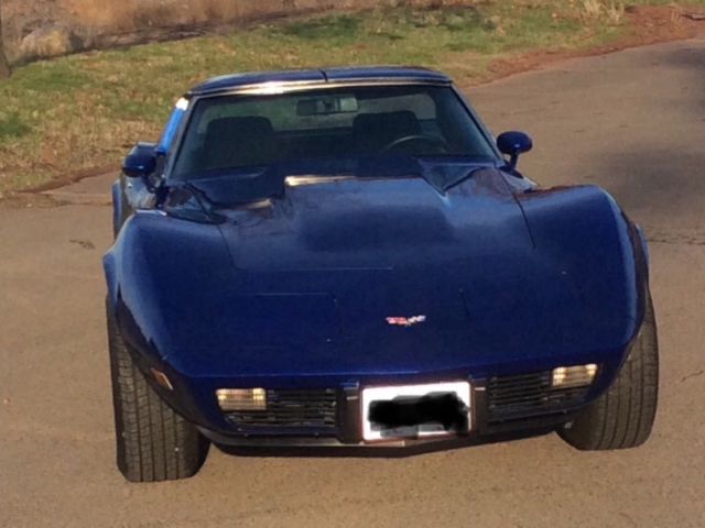 1979 Metallic Blue Chevrolet Corvette Coupe
