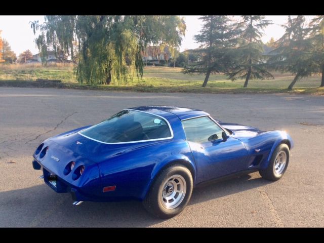 1979 Metallic Blue Chevrolet Corvette Coupe