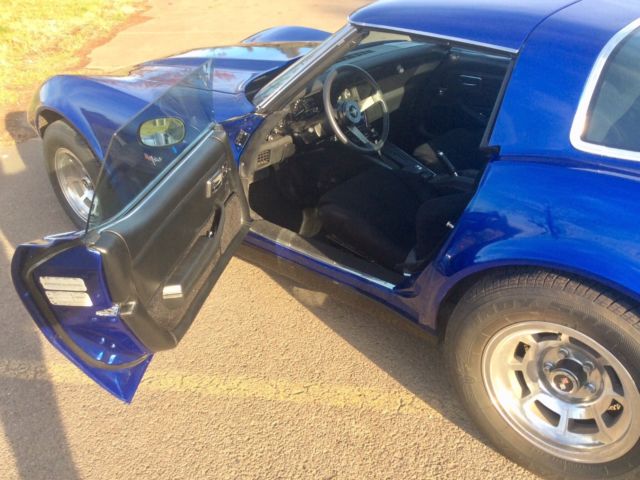 1979 Metallic Blue Chevrolet Corvette Coupe
