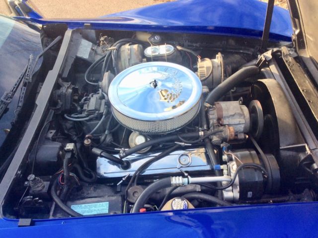 1979 Metallic Blue Chevrolet Corvette Coupe