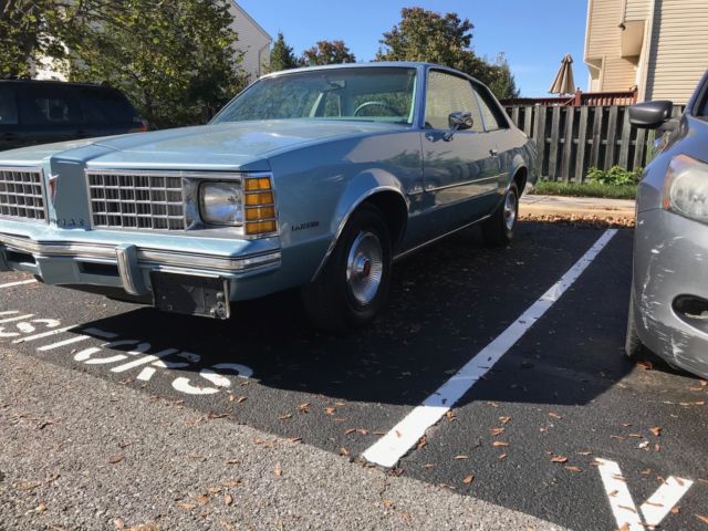 1979 Blue Pontiac Le Mans Coupe