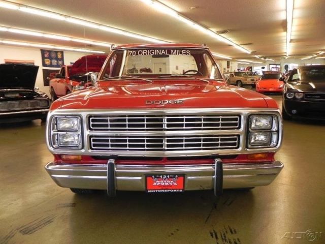 1979 Red Dodge Ram 1500