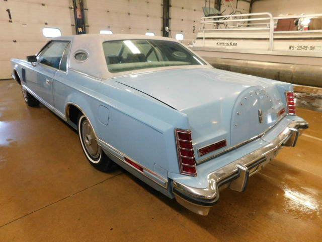 1979 Blue Lincoln Continental Sedan