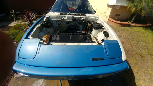 1979 Blue & White Mazda RX-7 Coupe