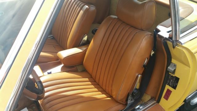 1979 Yellow Mercedes-Benz SL-Class Convertible