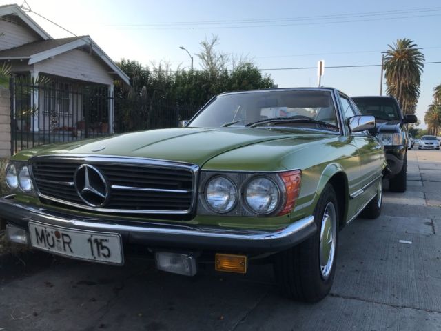 1979 Avocado Mercedes-Benz SL-Class Convertible