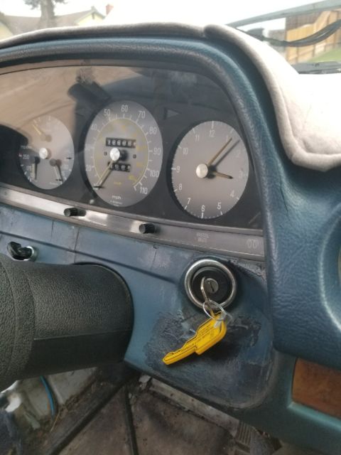 1979 Blue Mercedes-Benz 300-Series Coupe