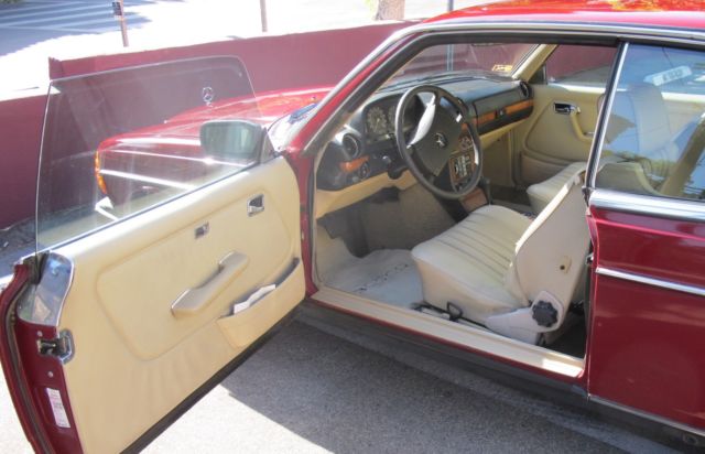 1979 Red Mercedes-Benz 300-Series Coupe