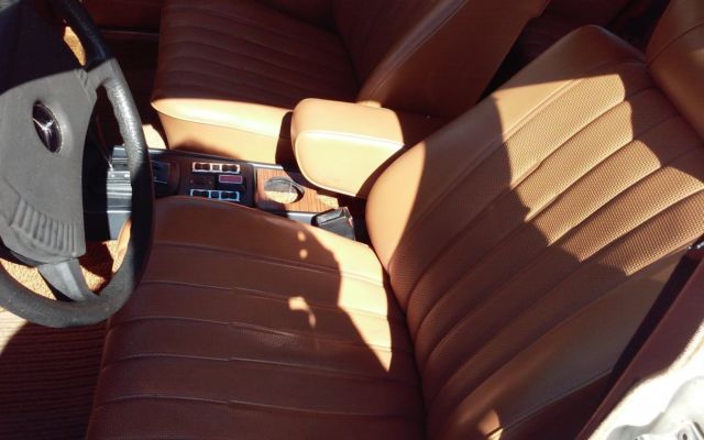 1979 White Mercedes-Benz 300-Series Sedan