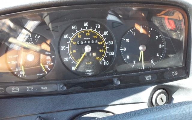 1979 White Mercedes-Benz 300-Series Sedan