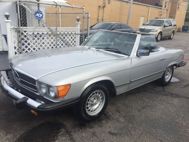 1979 Silver Mercedes-Benz 400-Series Convertible