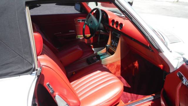 1979 White Mercedes-Benz SL-Class Convertible