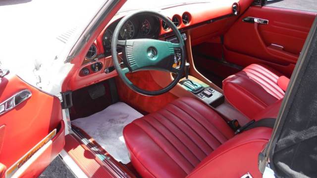 1979 White Mercedes-Benz SL-Class Convertible