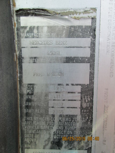 1979 Mercedes-Benz SL-Class