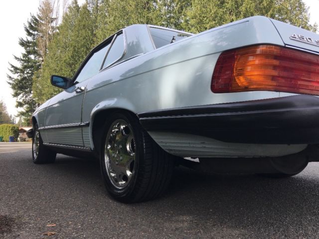 1979 Blue Mercedes-Benz SL-Class Convertible