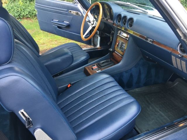 1979 Blue Mercedes-Benz SL-Class Convertible