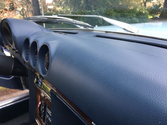 1979 Blue Mercedes-Benz SL-Class Convertible