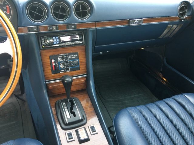 1979 Blue Mercedes-Benz SL-Class Convertible