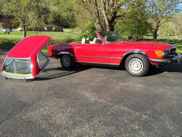 1979 Silver Mercedes-Benz SL-Class Convertible