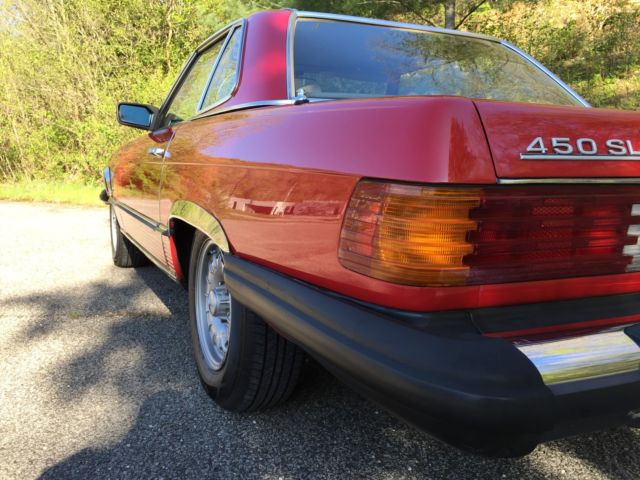 1979 Silver Mercedes-Benz SL-Class Convertible