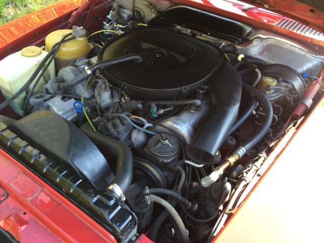 1979 Silver Mercedes-Benz SL-Class Convertible