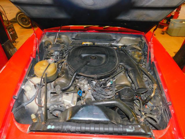 1979 Red Mercedes-Benz 450SL Sedan