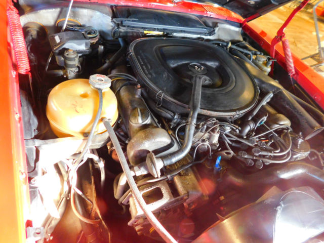 1979 Red Mercedes-Benz 450SL Sedan