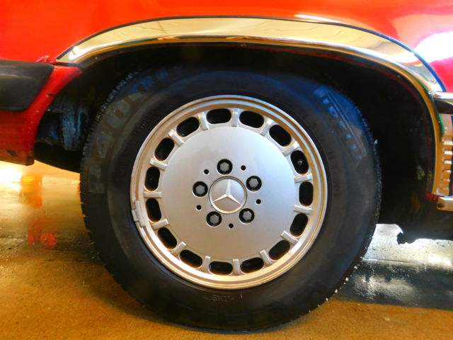 1979 Red Mercedes-Benz 450SL Sedan