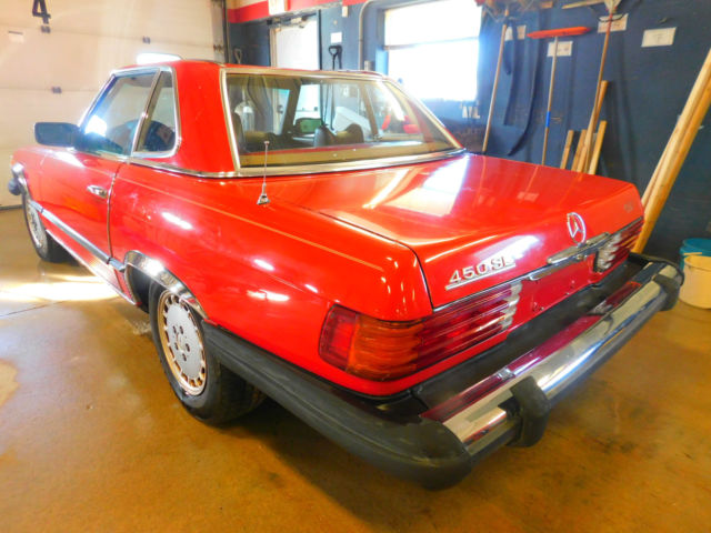 1979 Red Mercedes-Benz 450SL Sedan