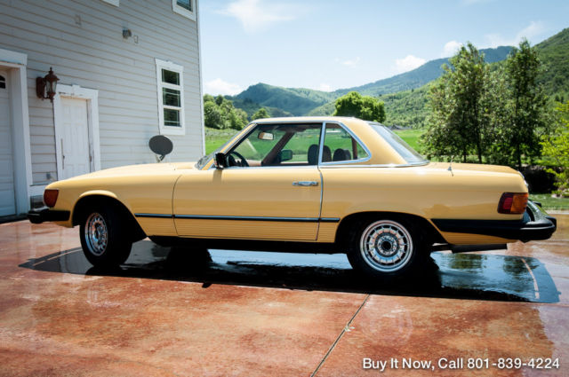 1979 Yellow Mercedes-Benz SL-Class Convertible