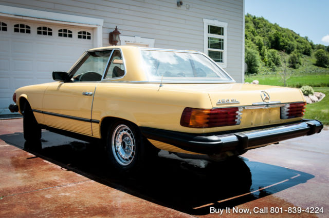 1979 Yellow Mercedes-Benz SL-Class Convertible