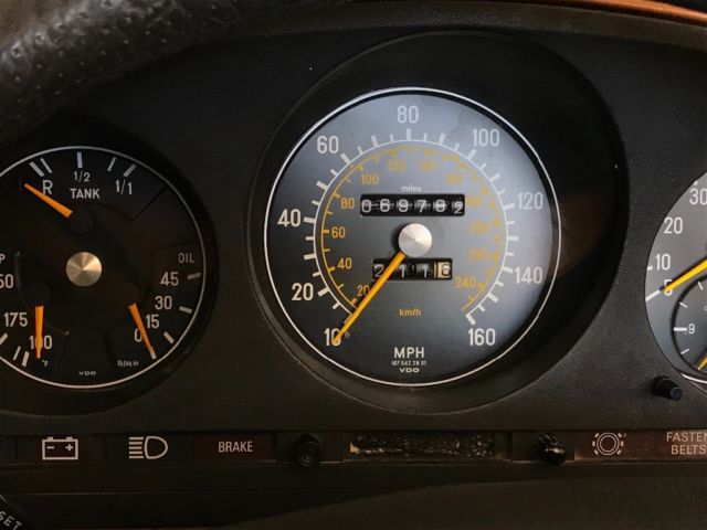 1979 Red Mercedes-Benz SL-Class Convertible