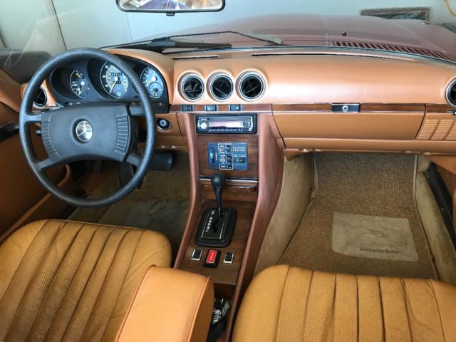 1979 Red Mercedes-Benz SL-Class Convertible