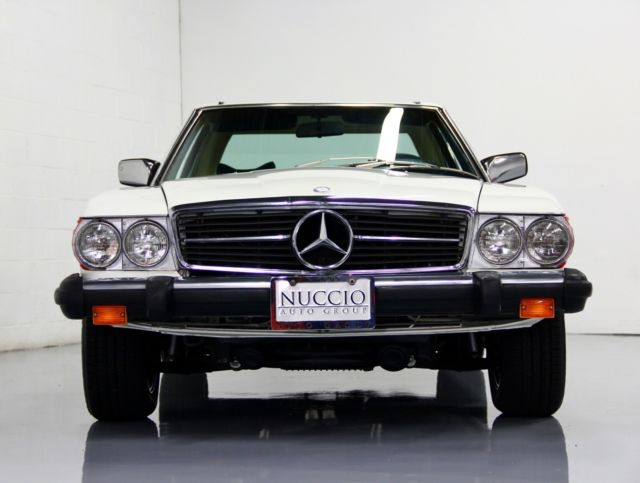 1979 White Mercedes-Benz SL-Class Convertible