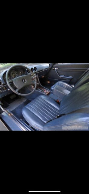 1979 Blue Mercedes-Benz SL-Class Coupe