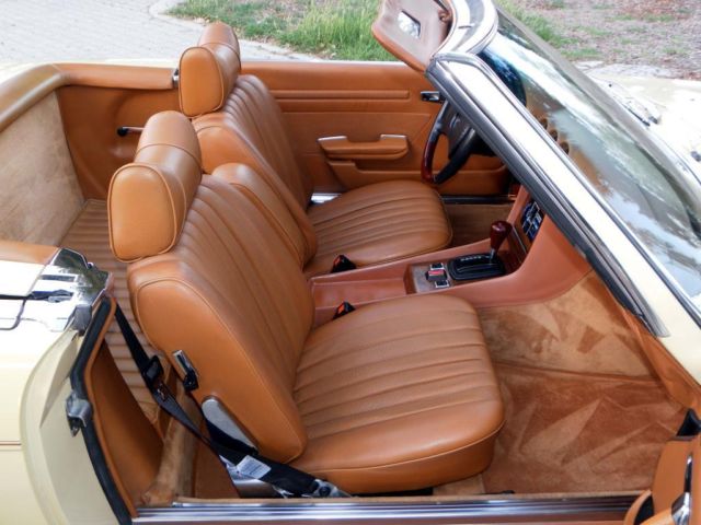 19790000 Yellow Mercedes-Benz 400-Series Convertible