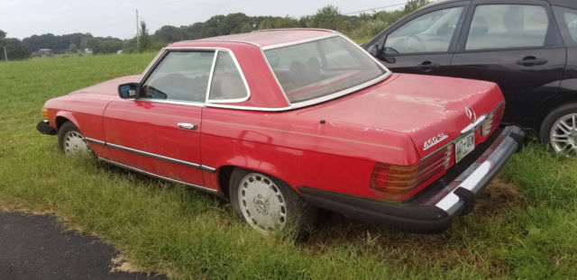 1979 red Mercedes-Benz 400-Series Coupe
