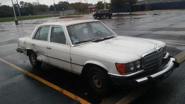 1979 White Mercedes-Benz S-Class Sedan