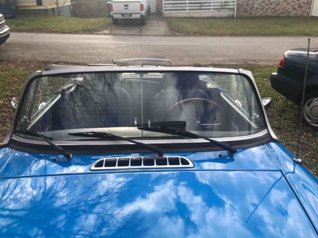 1979 Blue MG MGB Convertible