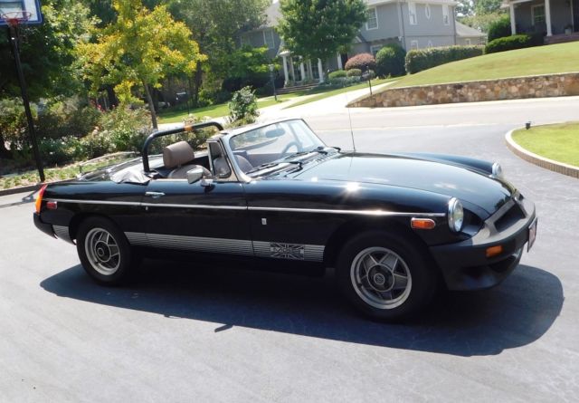 1979 Black MG MGB Convertible