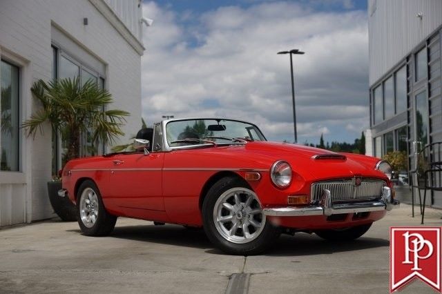 1979 Red MG MGB Convertible