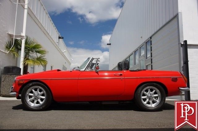 1979 Red MG MGB Convertible