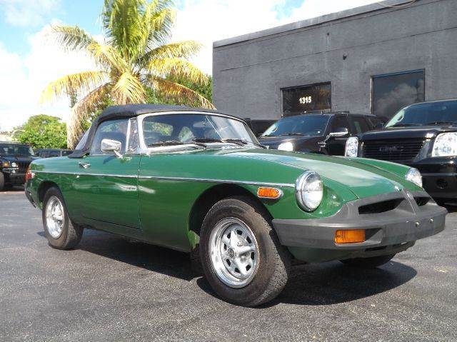 1979 Green MG MGB Convertible