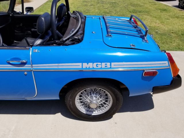1979 Blue MG MGB
