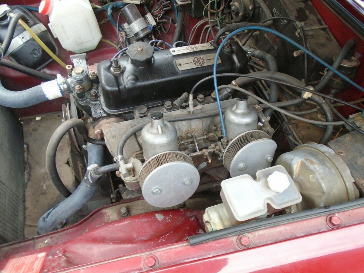 1979 Red MG MGB Convertible