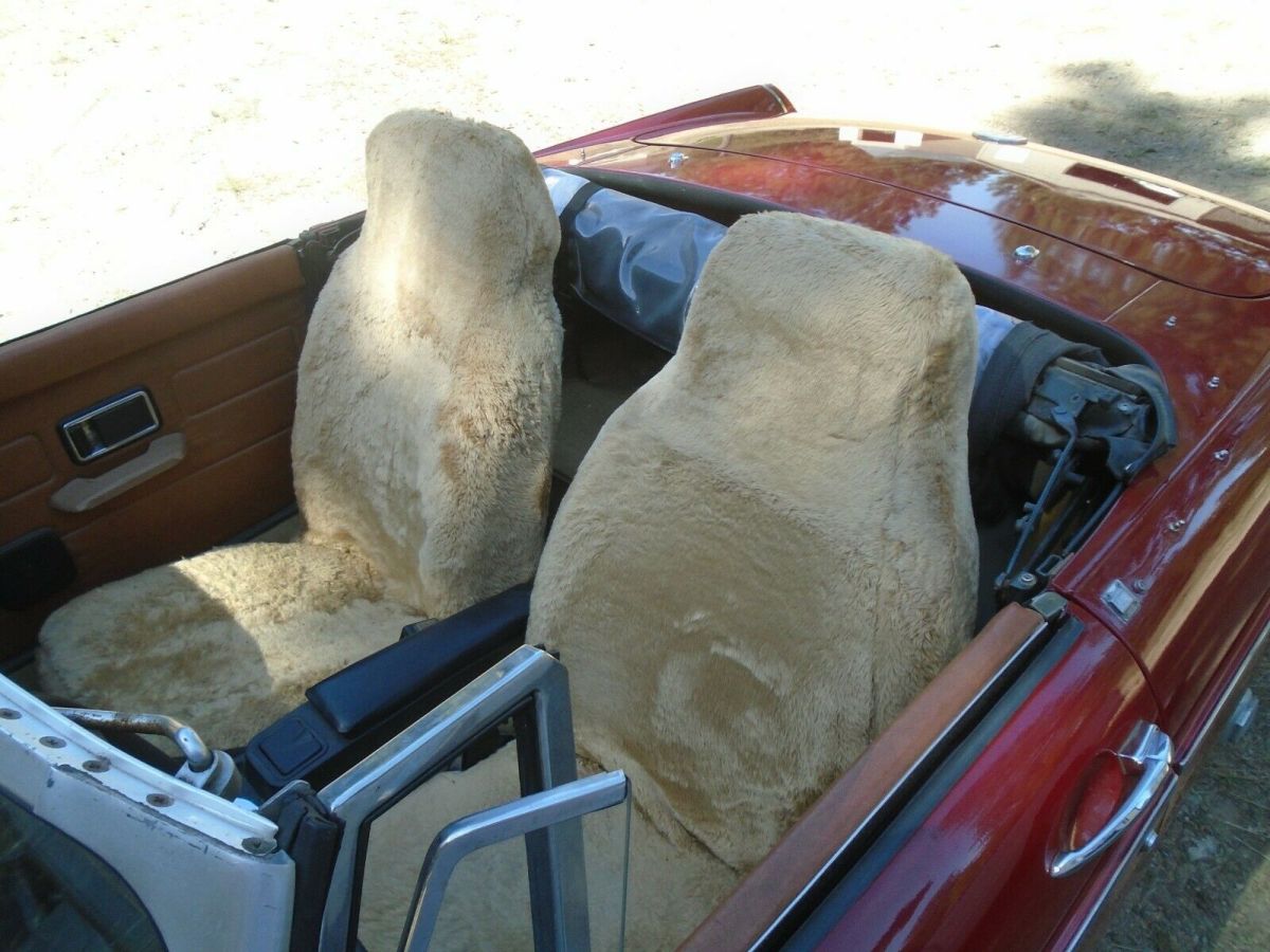 1979 Red MG MGB Convertible