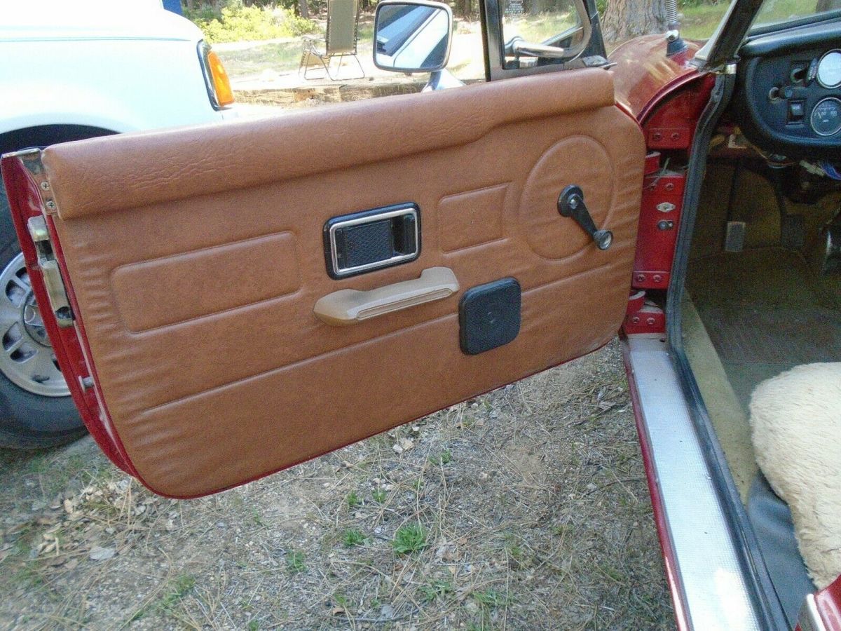 1979 Red MG MGB Convertible