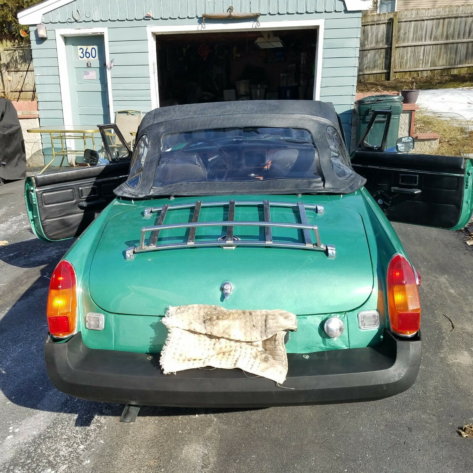 1979 Green MG MGB Convertible
