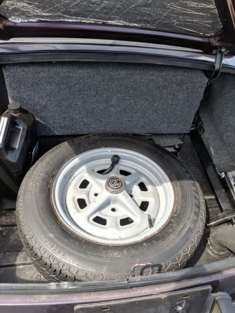 1980 Purple MG MGB Convertible